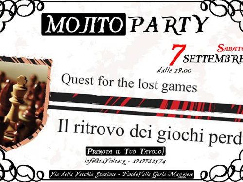 Mojito Party! Sabato 7 settembre